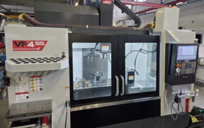 Nouvelle capacité de production : Centre d’usinage CNC HAAS VF-4SS avec 4ᵉ axe HRT210